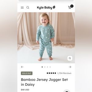 NWT KYTE baby jogger set in Daisy (18-24 months)